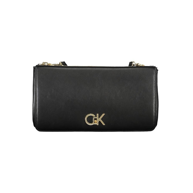 Black Polyester Handbag Calvin Klein