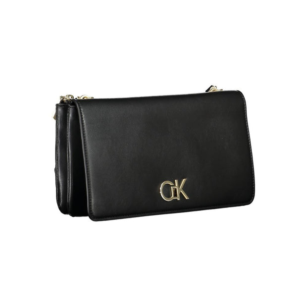 Black Polyester Handbag Calvin Klein