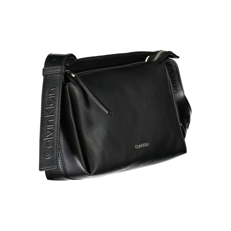 Black Polyester Handbag Calvin Klein