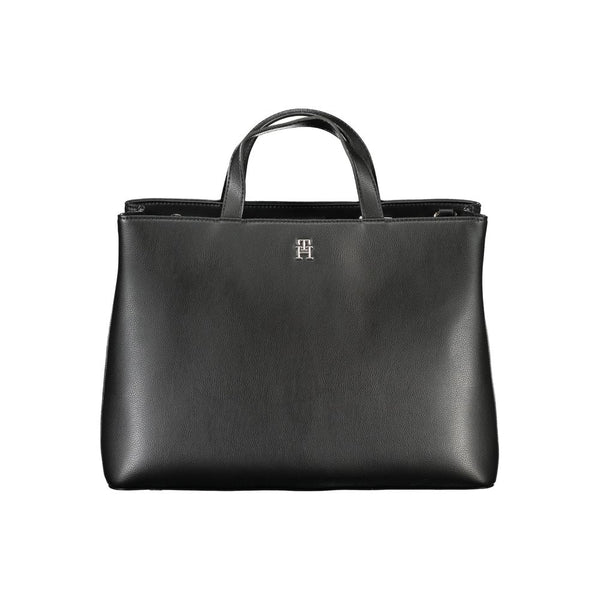 Black Polyester Handbag Tommy Hilfiger