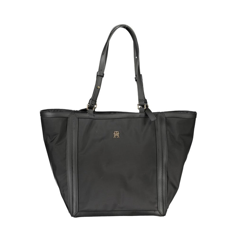 Black Polyester Handbag Tommy Hilfiger