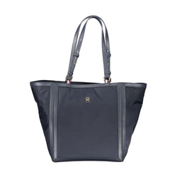 Blue Polyester Handbag Tommy Hilfiger