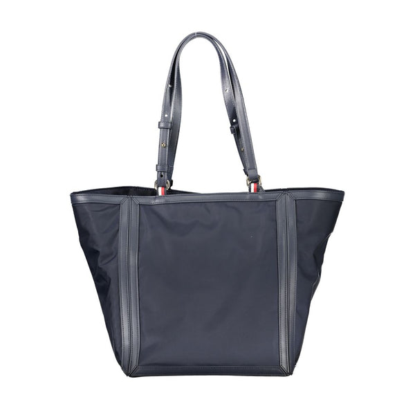 Blue Polyester Handbag Tommy Hilfiger