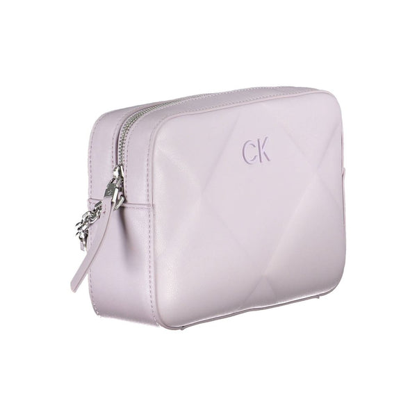 Purple Polyester Handbag Calvin Klein