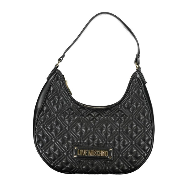 Black Polyethylene Handbag Love Moschino