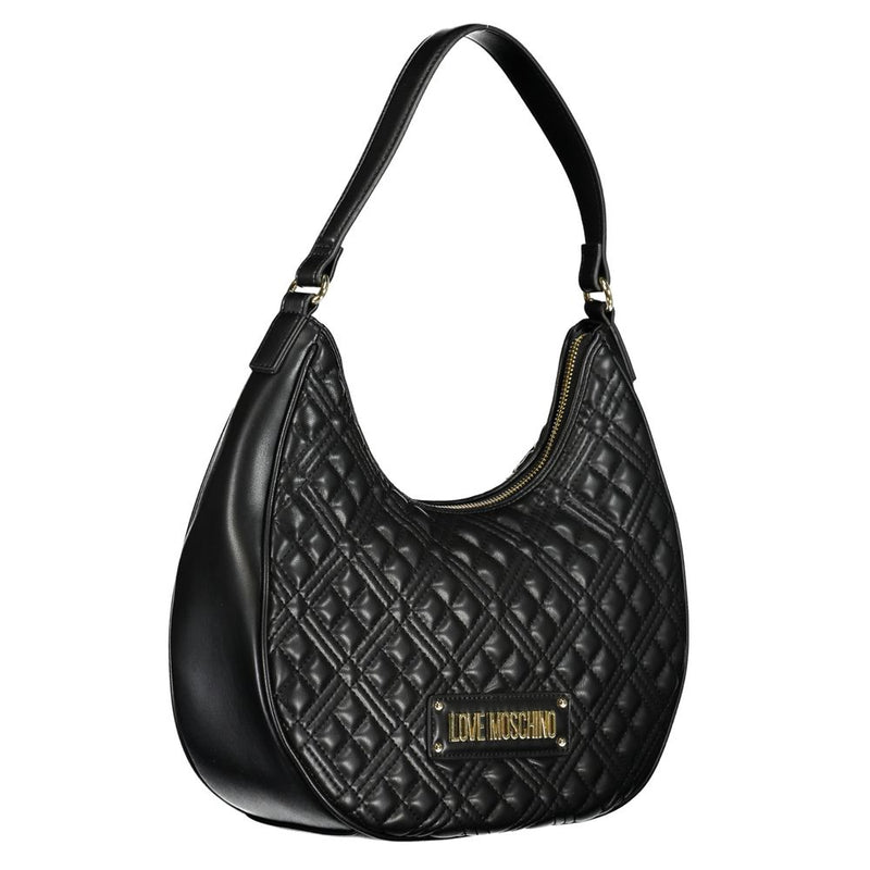 Black Polyethylene Handbag Love Moschino