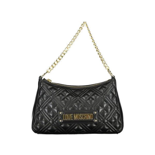 Black Polyethylene Handbag Love Moschino