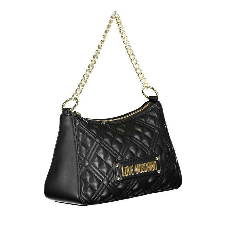 Black Polyethylene Handbag Love Moschino