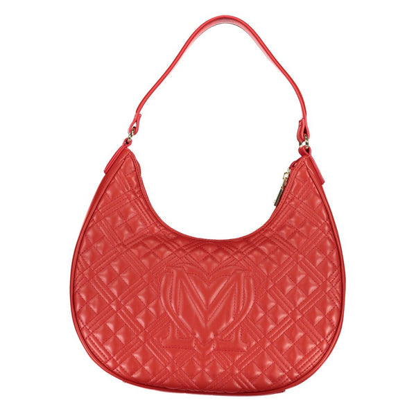 Red Polyethylene Handbag Love Moschino