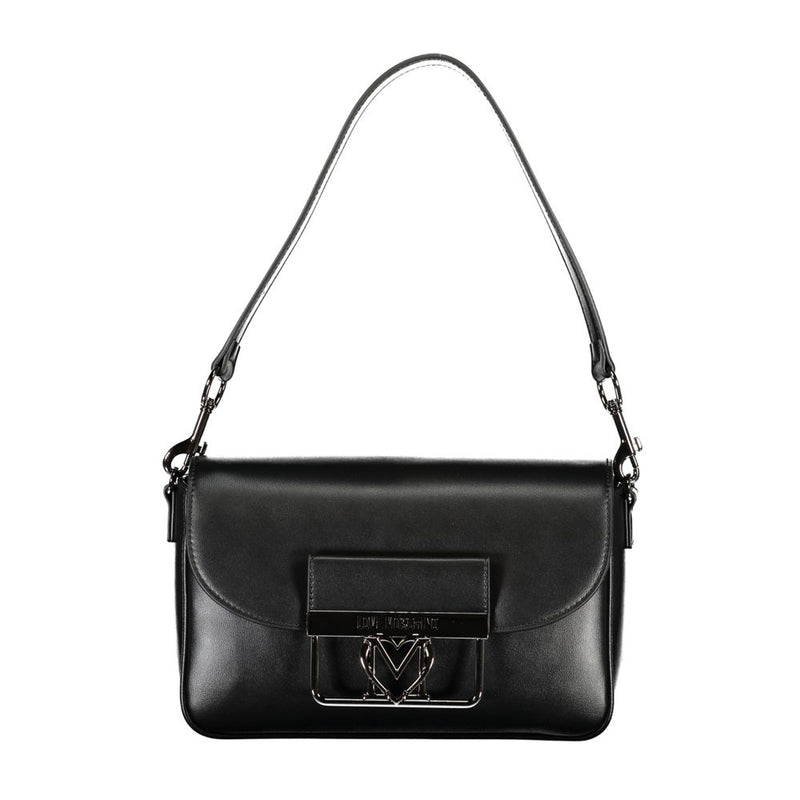 Black Polyethylene Handbag Love Moschino