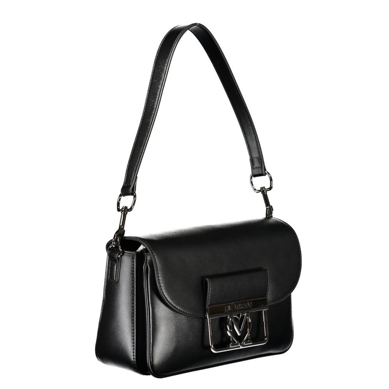 Black Polyethylene Handbag Love Moschino