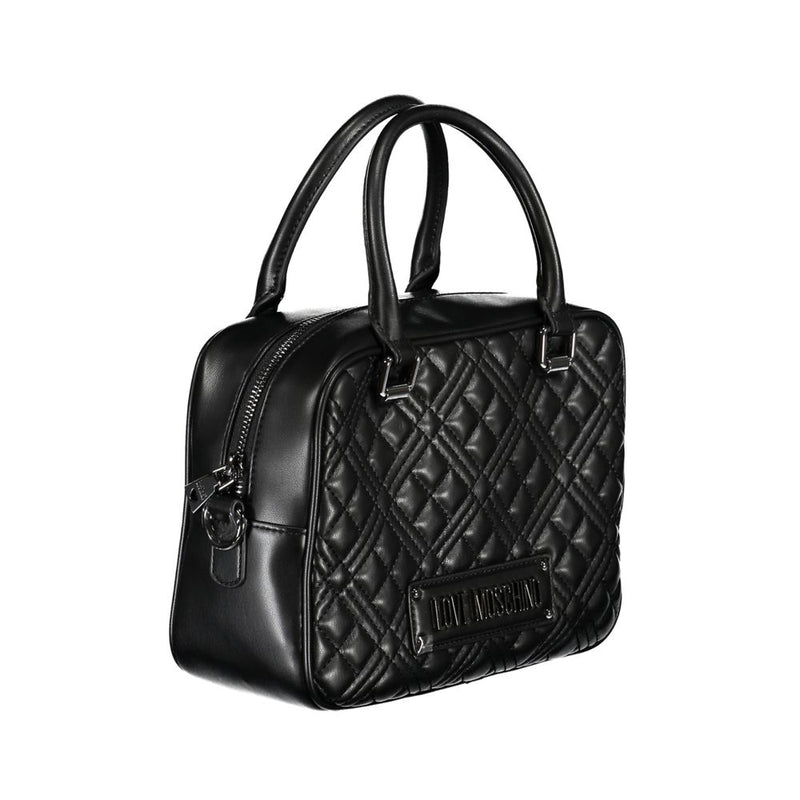 Black Polyethylene Handbag Love Moschino