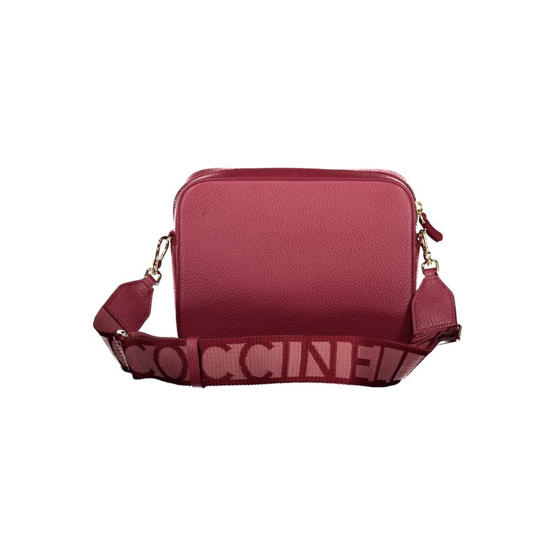 Red Leather Handbag Coccinelle