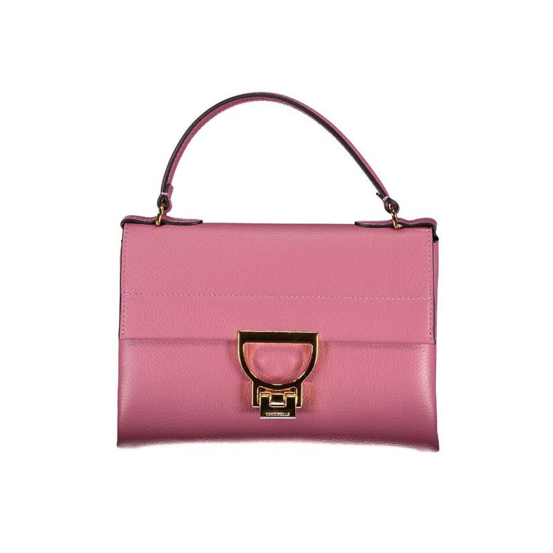 Pink Leather Handbag Coccinelle