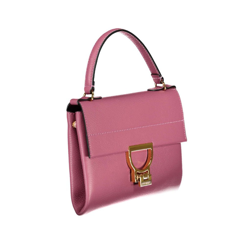 Pink Leather Handbag Coccinelle