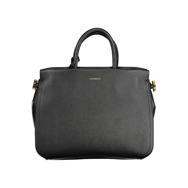 Black Leather Handbag Coccinelle