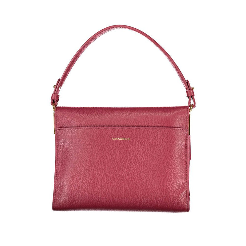 Red Leather Handbag Coccinelle