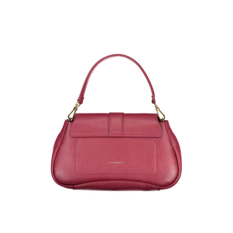 Red Leather Handbag Coccinelle