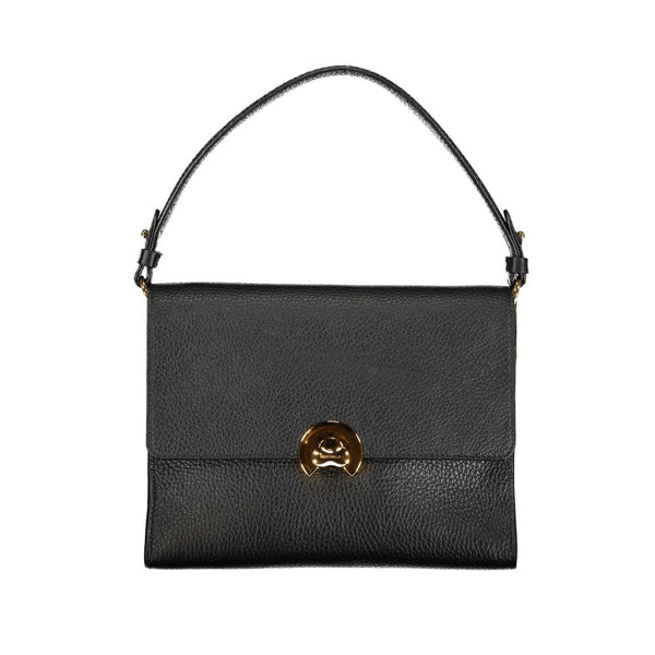 Black Leather Handbag Coccinelle