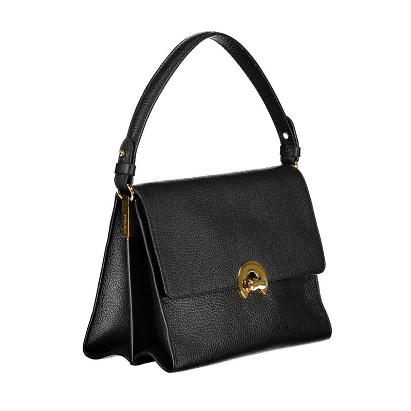 Black Leather Handbag Coccinelle