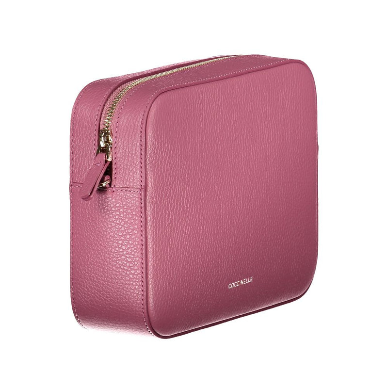 Pink Leather Handbag Coccinelle