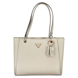 Beige Polyethylene Handbag Guess Jeans