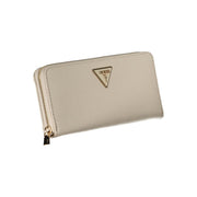 Beige Polyethylene Wallet Guess Jeans