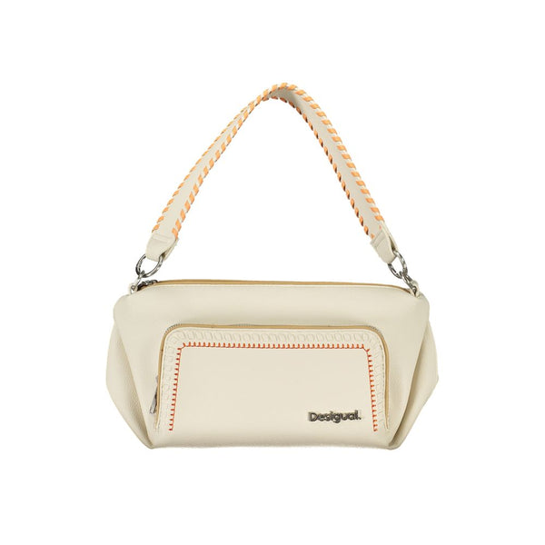 White Polyethylene Handbag Desigual