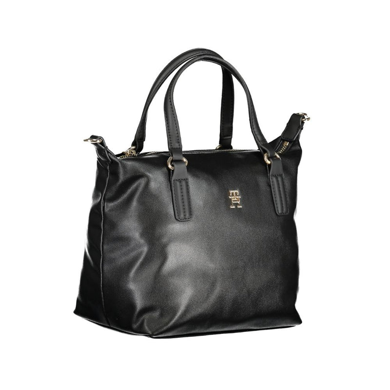 Black Polyester Handbag Tommy Hilfiger