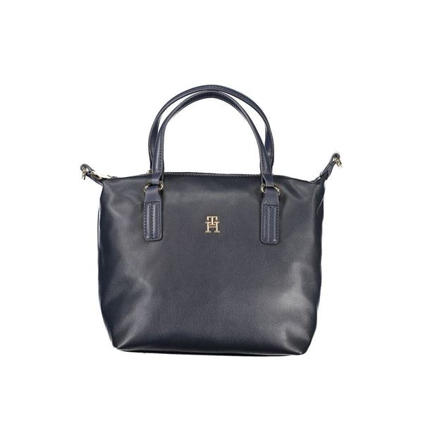 Blue Polyester Handbag Tommy Hilfiger