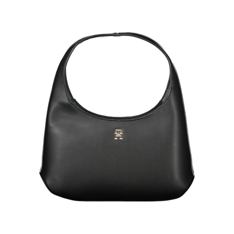 Black Polyester Handbag Tommy Hilfiger