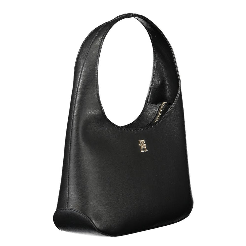 Black Polyester Handbag Tommy Hilfiger