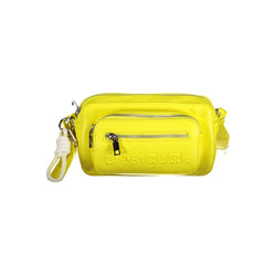 Yellow Polyethylene Handbag Desigual