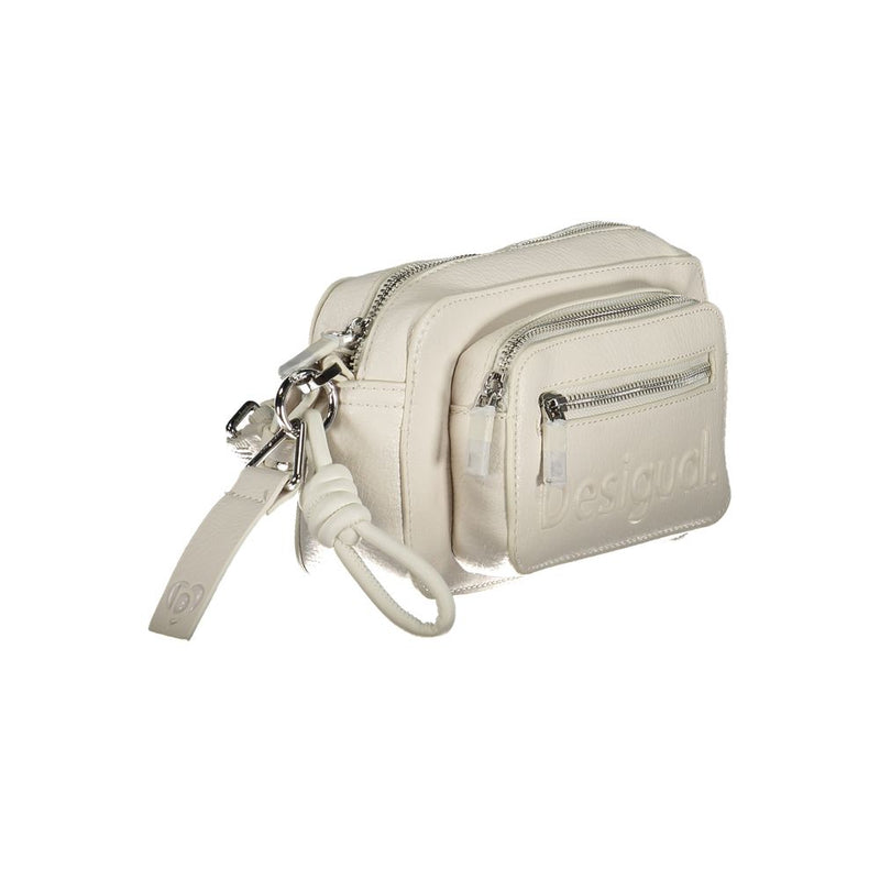 White Polyethylene Handbag Desigual