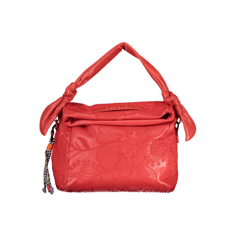 Red Polyethylene Handbag Desigual