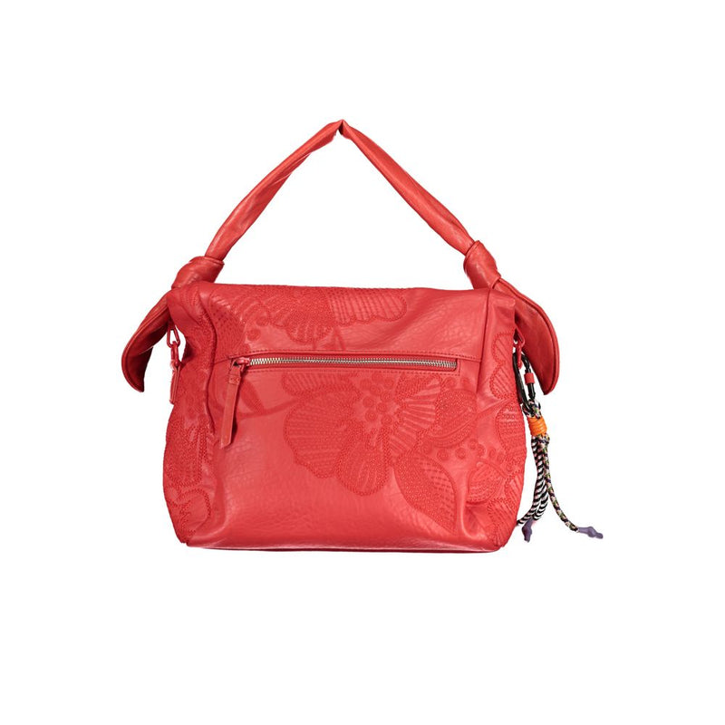 Red Polyethylene Handbag Desigual