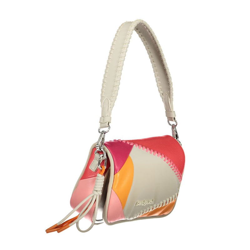 White Polyethylene Handbag Desigual