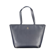 Blue Polyester Handbag Tommy Hilfiger