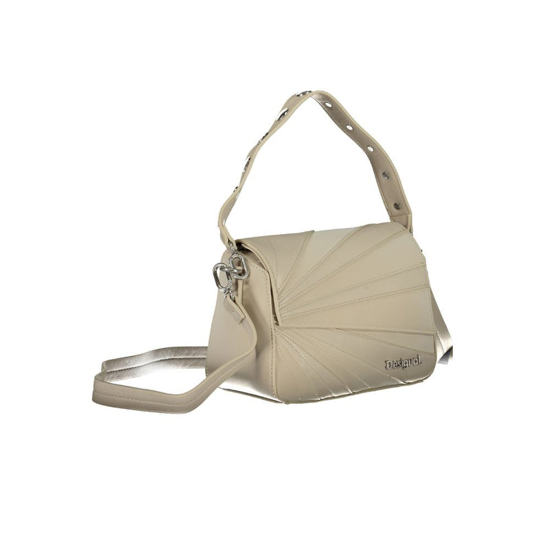 Beige Polyethylene Handbag Desigual