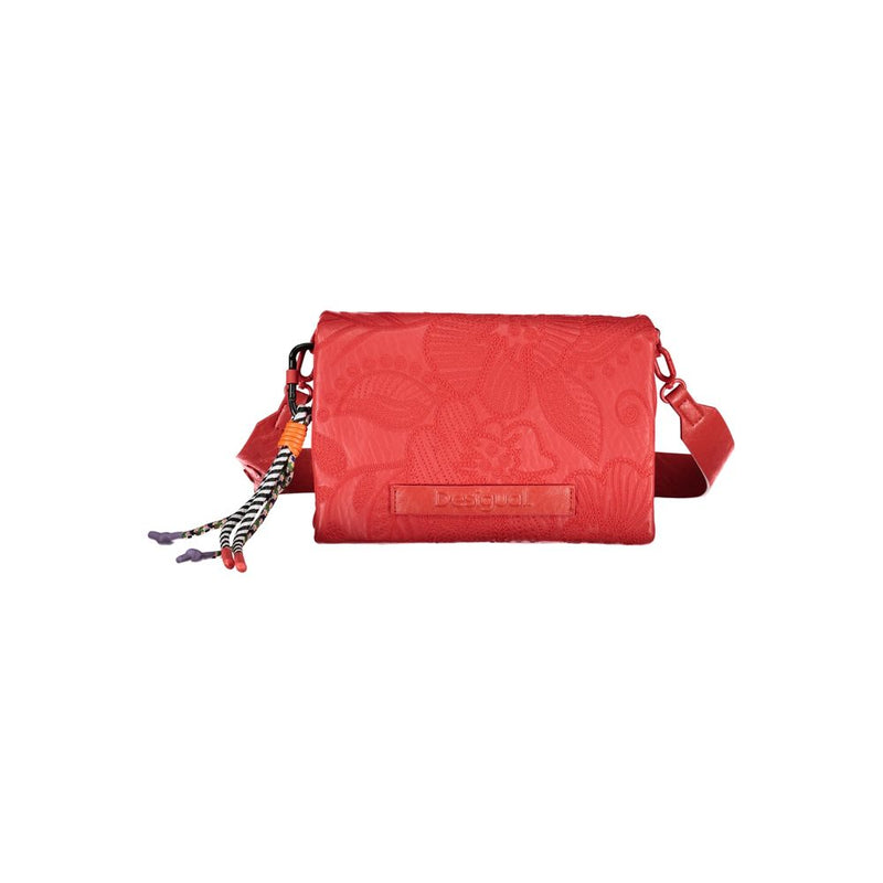 Red Polyethylene Handbag Desigual