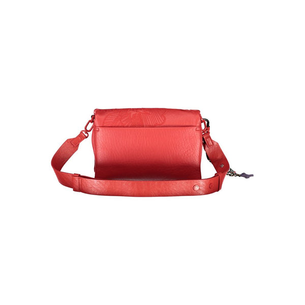 Red Polyethylene Handbag Desigual