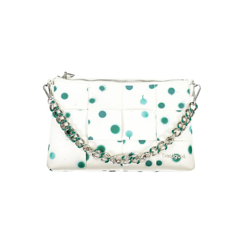 White Polyethylene Handbag Desigual