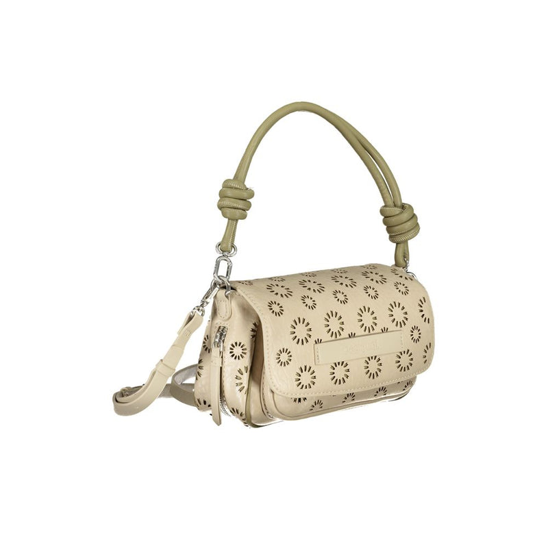 Beige Polyethylene Handbag Desigual