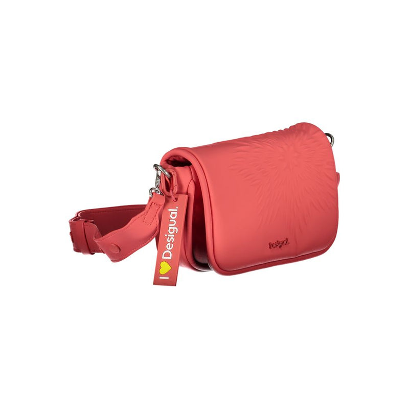 Red Polyethylene Handbag Desigual