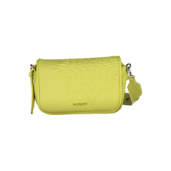 Yellow Polyethylene Handbag Desigual