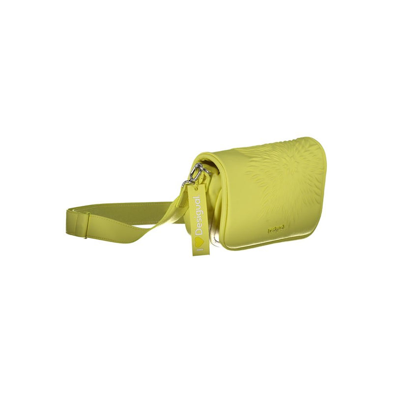 Yellow Polyethylene Handbag Desigual