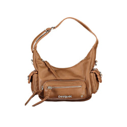 Brown Polyethylene Handbag Desigual