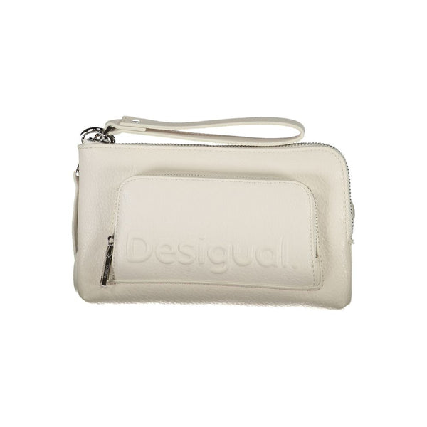 White Polyethylene Handbag Desigual