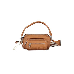 Brown Polyethylene Handbag Desigual