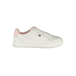 White Polyester Sneaker Tommy Hilfiger